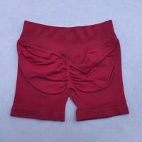 Pantalones cortos de gimnasio de impacto para mujer, pantalones cortos deportivos para motociclista, pantalones cortos de Yoga con banda baja acanalada de 4,5 ", mallas sin costuras para entrenamiento - details 8