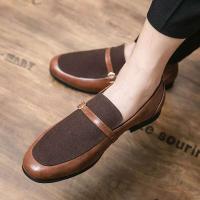 2023 vestidos, zapatos planos de talla grande de cuero de gamuza para hombres de negocios, zapatos Oxford de oficina - details 1