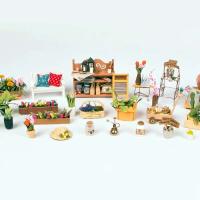 Robotime DIY con muebles sala de estudio Simons café niños adultos casa de muñecas miniatura casa de muñecas Kits de madera juguete - details 24