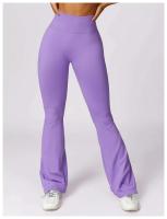 Campana de yoga para mujer - Pantalones deportivos transpirables para correr en gimnasio ajustados con cintura alta y salto de cadera - details 4