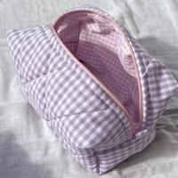 Bolsa de cosméticos pequeña de lana de cordero, bolsa organizadora de maquillaje de felpa bonita, estuche de lápices Kawaii, monedero de viaje, almacenamiento para el hogar - details 2