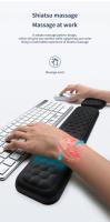 Almohadilla de Protección para Pulsera y Teclado Textura de Masaje Almohadilla de Escritorio para Juegos y Oficina Algodón de Memoria - details 11