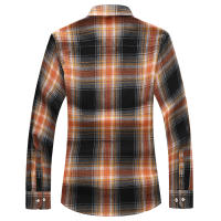 Camisas informales a cuadros para hombre, camisas clásicas de manga larga, camisas de vestir a la moda, 7XL, otoño - details 27