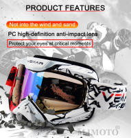 Gafas de Motocross VEMAR A prueba de golpes, Anti-polvo, Ligeras para Ciclismo, Motocicleta, Deportes al Aire Libre, ATV, MTB - details 5