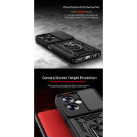 KEYSION Funda protectora a prueba de golpes para A79, 5G, A78, A58, 4G, anillo de protección de lente de cámara deslizante, soporte para teléfono, OPPO A38, A18, 4G - details 3