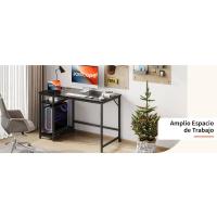Bureau table bureau ordinateur desk bureau blanc bureau gaming bureau petit bureau avec étagère