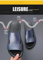 Zapatillas de Moda para Hombre Únicas, Resistentes al Desgaste, Antideslizantes, Estilo Coreano, Ropa Informal Versátil de Fondo Suave - details 10