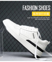 Zapatos casuales de moda de cuero nuevos, zapatillas de hombre con plataforma blanca - details 1
