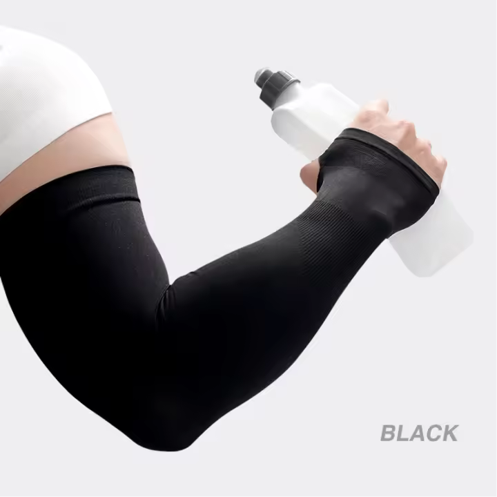 Mangas de protección solar para ciclismo al aire libre, funda de hielo transpirable Extra grande, funda de brazo de verano para pescar y conducir - 1