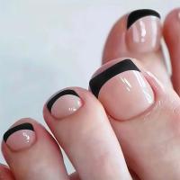 24PCS Uñas Postizas De Sello Cuadrado En Rosa Gradient Elegantes Y Delicadas Para Chicas Moda Uñas Postizas De Fiesta - details 8