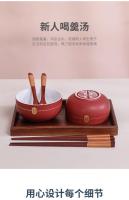 Tazas de té para bodas y recién casados, juego de palillos, utensilios, recién casados ​​cambiando de tono, tazas de té felices, artículos de dote, - details 4
