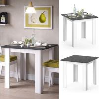 Mesa de comedor, roble dorado/gris, 80 x 80 cm - details 10