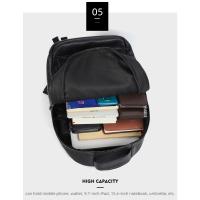 Mochila De piel auténtica 100% para hombre, morral para ordenador portátil de 14 pulgadas, de viaje, a la moda - details 8