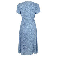 Elegante vestido de fiesta en la playa Serie A de manga corta, cuello en V bohemio, estampado floral de verano adecuado para mujeres - details 19