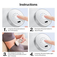 Masajeador Abdominal Portátil Dispositivo de Masaje Eléctrico para Adelgazar el Cuerpo - details 11