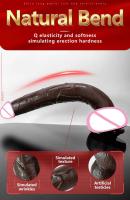 Leten-consolador largo negro de silicona suave, masturbadores vaginales, juguete erótico, Juguetes sexuales para mujeres, pareja y adultos - details 2