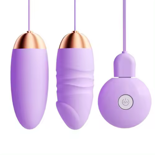 Peach doble bala saltando huevo adulto juguete masturbador sexo vibrador control remoto clitoris estimulación - 1