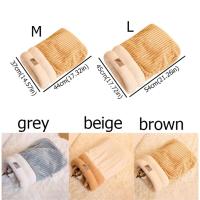 Saco de dormir grueso para gato, nido de lana de cordero semicerrado, suave y cómodo, edredón de bolsillo para mascotas, cama de otoño - details 6