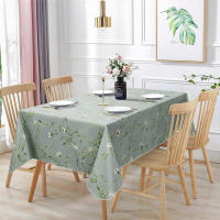 Mantel gris elegante y sencillo a cuadros verdes y blancos, mesa diaria para reunión familiar, decoración impermeable - details 2