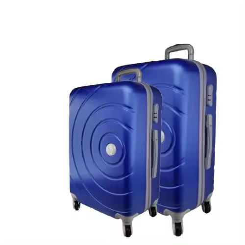 Juego 2 Maletas Rígidas Valija de Cabina y Mediana 4 Ruedas 360 °    Material ABS Cierre con Código - 1
