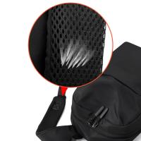 Mochila escolar de nailon transpirable para hombre, impermeable, resistente al desgaste, almacenamiento en capas, ligera para ej - details 13