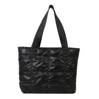 Bolsos de mano a la moda para mujer, bolso de compras acolchado de algodón de gran capacidad, bolso portátil con rombos, acolchado, sólido para viajes de ocio - details 0