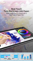Protector de Pantalla de Papel para iPad Pro 11 Air 4 5 10.9 10th 7/8/9th Generación Mini 6 Película de Attracción Magnética Removible Marca DUNNO Hecho en China - details 1