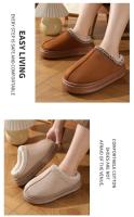 Zapatillas de algodón cálido estilo eco ence para hombre y mujer, a la moda, para interior, novedad - details 8