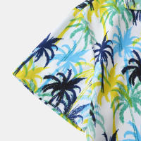 Camisa de manga corta para hombre, Camisa ajustada con estampado de flores fragmentadas, serie CS, primavera y verano, 2024 - details 90