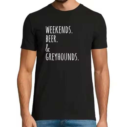Galgo Italiano Cerveza Camisetas CERVEZA,Pack Regalo Camiseta Personalizada - 1