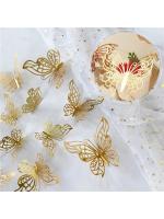 Pegatinas decorativas de mariposas en 3D, accesorios para el hogar, decoración de ramos de globos de boda, 12 piezas - details 6
