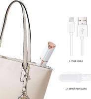 【Nuevo lanzamiento】 Mini depiladora de cejas, lápiz labial Facial, depilación portátil para mujeres, herramienta de afeitar indolora - details 2