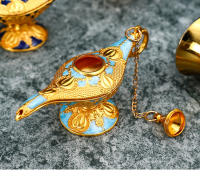 Lámpara pequeña de metal de estilo europeo Alara God, decoración artesanal para el hogar, sala de estar, estudio, hogar, oración y deseos - details 11
