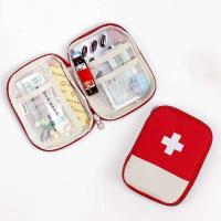 Bolsa de almacenamiento de primeros auxilios de viaje portátil, Kit de supervivencia, caja de medicina, Camping de emergencia al aire libre - details 0