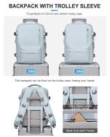 Mochila Impermeable con USB Para Hombre y Mujer, Bolsa De Deporte Para Ordenador De 17 Pulgadas, Antirrobo, Bolso Escolar Para Estudiante - details 3