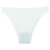 Tanga de algodón acanalado sin costuras para mujer, bragas de Bikini de cintura baja simples, ropa interior deportiva para niñas - details 19