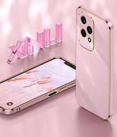 KEYSION Funda Chapada de Lujo HONOR 5G, Funda Trasera Cuadrada de Silicona TPU Suave a Prueba de Golpes para Teléfono Huawei Honor 200 Lite - details 6