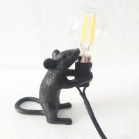 Lámpara de Noche de Resina de Ratón Nórdico Diseño de Dibujos Animados Iluminación para el Hogar - details 7