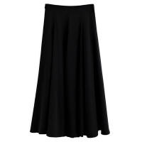 BGTEEVER-faldas elegantes y sueltas para mujer, faldas lisas de cintura alta, faldas Midi de gasa, moda de primavera y verano - details 25