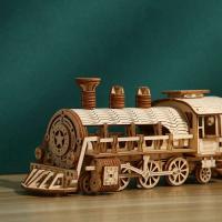 Rompecabezas de madera creativos para adultos y niños, conjunto de modelos de construcción DIY, montaje de camiones mecánicos 3D, coches Montessori, Kit de juguetes de escritorio - details 11