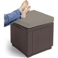 Cube de Grafito Hocker Ottoman de Muebles y Organización - details 11
