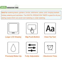 Eshico Temporizador automático diario de agua digital para riego al aire libre, accesorios de jardín, programador ajustable - details 5