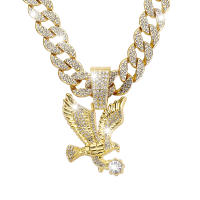 Collar De Punta De Águila Europeo Y Americano Para Hombres Y Mujeres Joyería Versátil De Cadenas De Colgante Animal Estilo Hip Hop/Rock - details 13