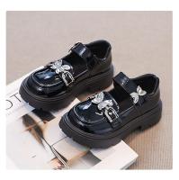 Mary Janes-zapatos de cuero con hebilla de mariposa de Metal para niños, calzado de moda clásica para niñas medianas y grandes, primavera y otoño, novedad de 2024 - details 4
