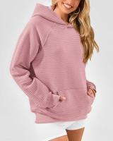 Sudadera con Capucha Básica para Mujer Estilo Y2K a la Moda Sudadera con Bolsillo Suelto - details 14