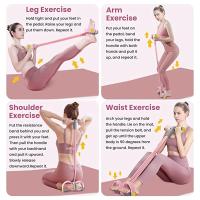 Bandas de resistencia, extractor de Pedal de Yoga de 4 tubos, banda de resistencia, cuerda elástica para tirar, equipo de Fitness para entrenamiento de brazos, cintura y Abdomen - details 3