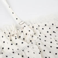 Vestido acampanado con panel de encaje de alta calidad, blanco encantador para fiestas y vacaciones, minivestidos corsé sin mangas, dulce elegante - details 32