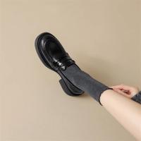 Mocasines de Plataforma de Estilo Británico Zapatos Perezosos para Mujer de Un Pedal - details 12