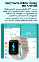 Reloj inteligente ET570, dispositivo con detección de frecuencia cardíaca, Bluetooth, llamada, función SOS, entrenamiento respiratorio, HD, novedad de 2024 - details 9