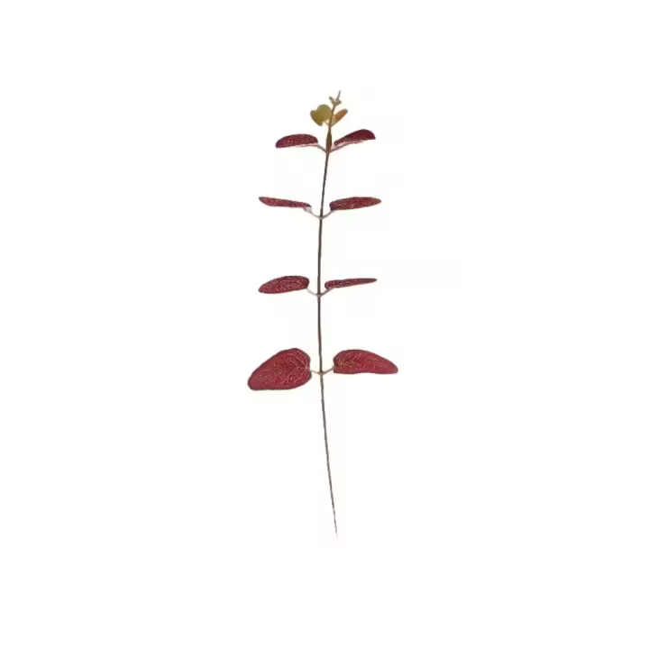 Ramo de plantas de eucalipto Artificial, tallos verdes, decoración de boda de jardín, simulación de rama de árbol de eucalipto falso, 32cm - 1